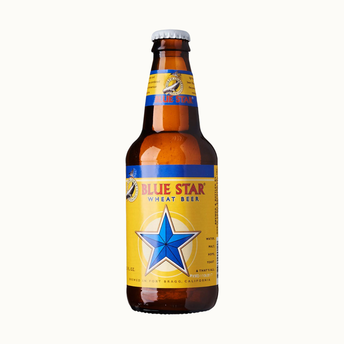 North Coast Blue Star Wheat Beer 1 North Coast Blue Star Wheat Beer