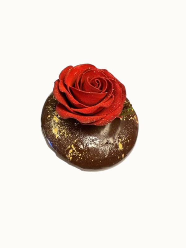 Chocolate Cupcake with Rose